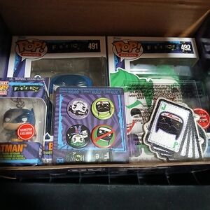 Funko Pop Heroes Collection with Batman and Joker